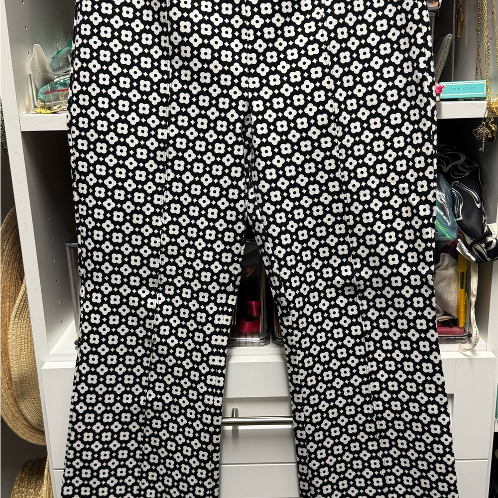 Anthropologie Maeve Black and White Pants